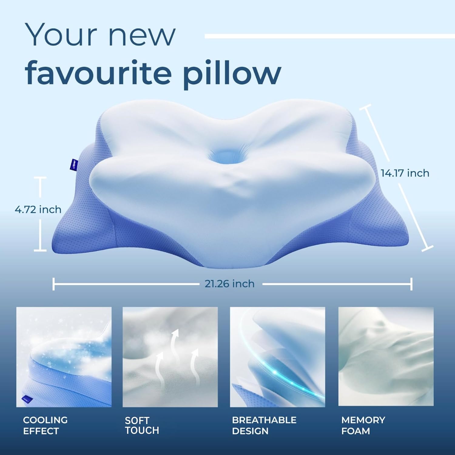 Derila Ergo — Anti Snore Butterfly Pillow